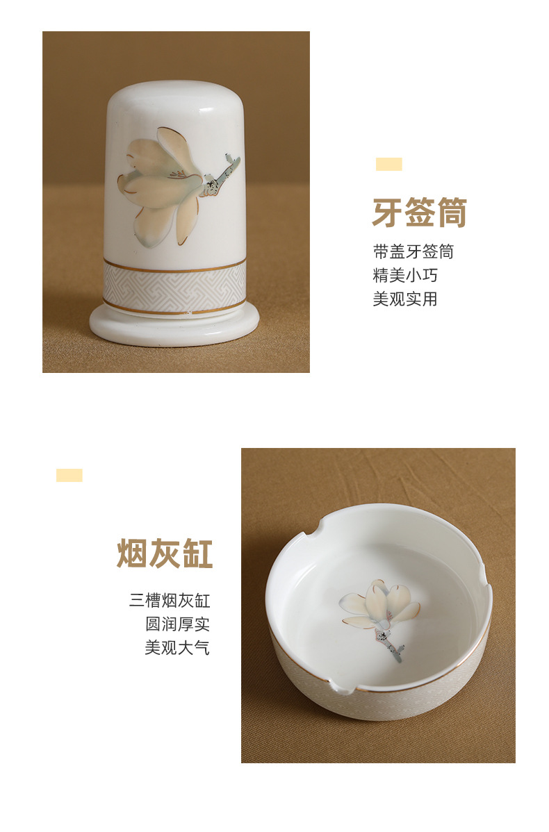 餐具套装家用送礼碗碟中式骨瓷轻奢高档碗筷批发活动礼品乔迁送礼详情12