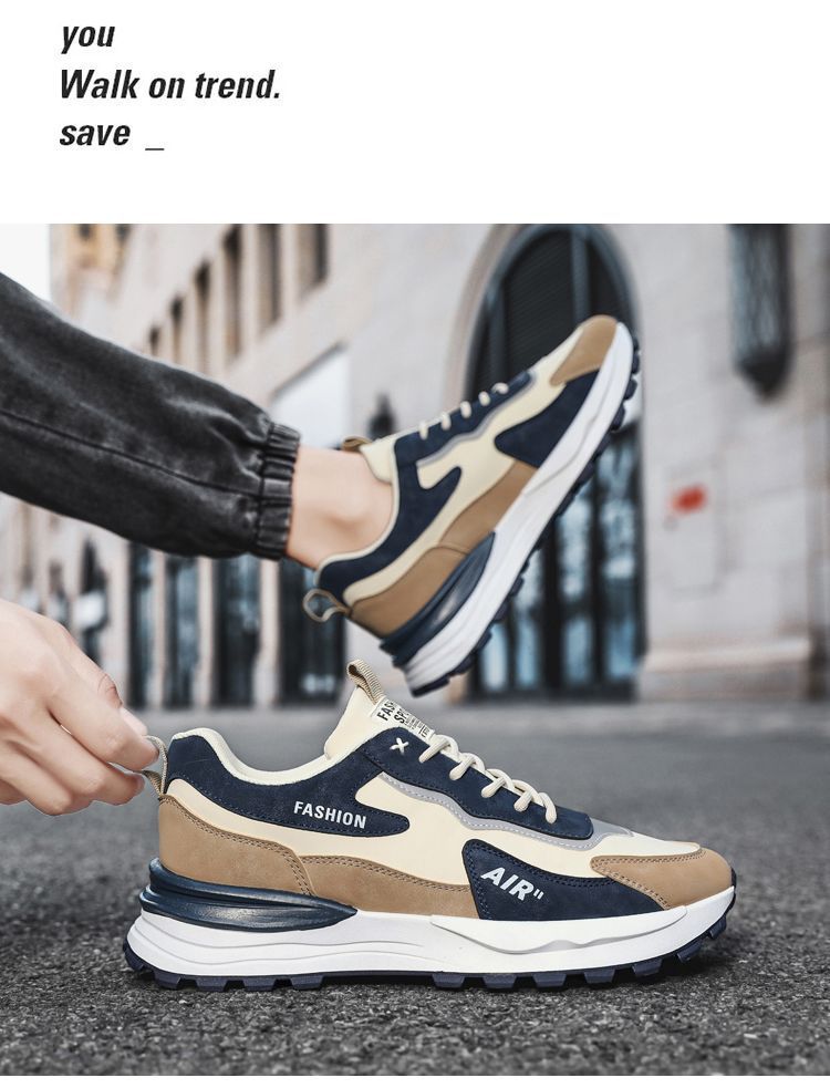 男鞋运动鞋2024新款春季休闲鞋夏季工作上班皮面防水防滑劳保潮鞋详情10