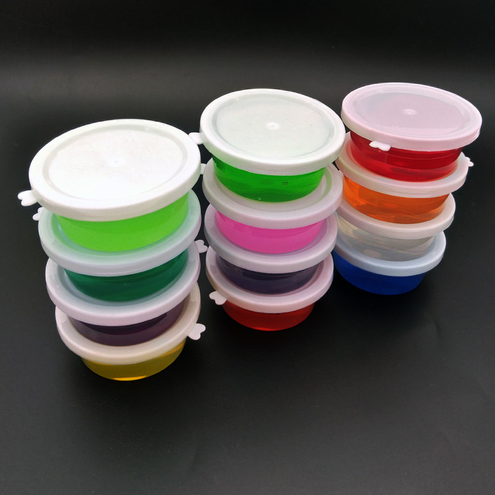 p1731 12色水晶彩泥 桶装彩泥橡皮泥儿童手工彩泥多元批发详情5