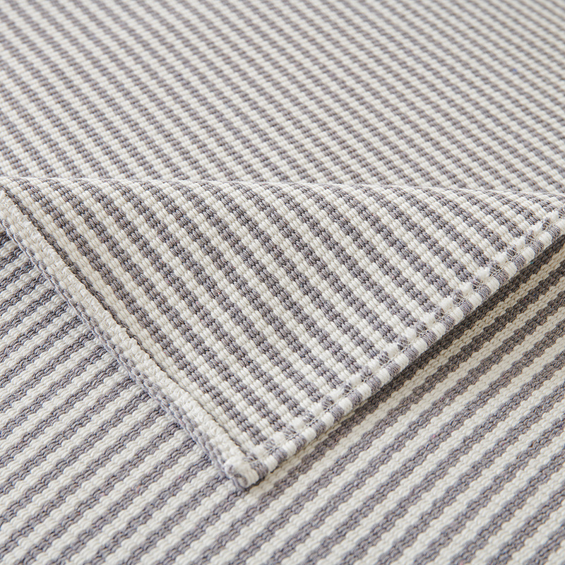 老粗布新款沙发垫棉麻四季条纹沙发罩简约现代棉线编织沙发坐垫巾详情22