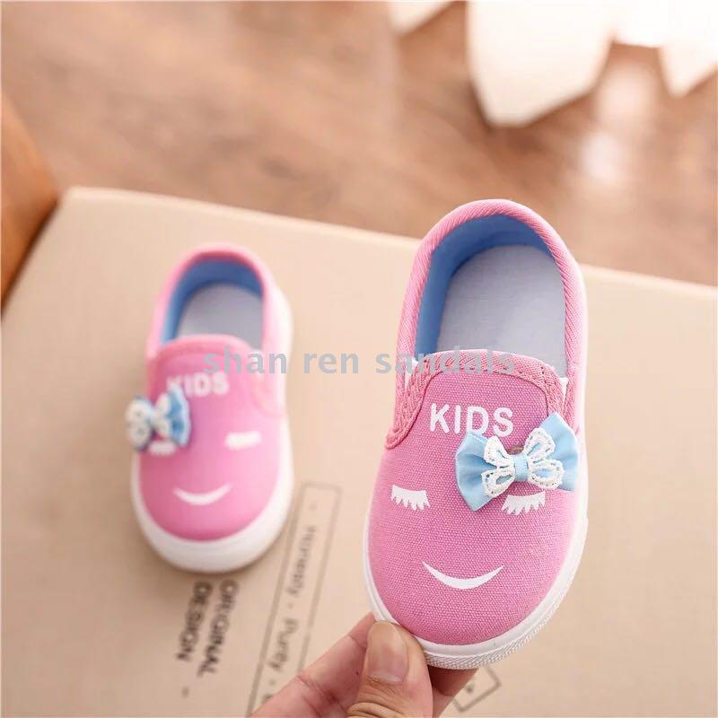 新款春秋款女宝宝鞋子 小布鞋板鞋学步鞋 婴幼儿单鞋详情图1