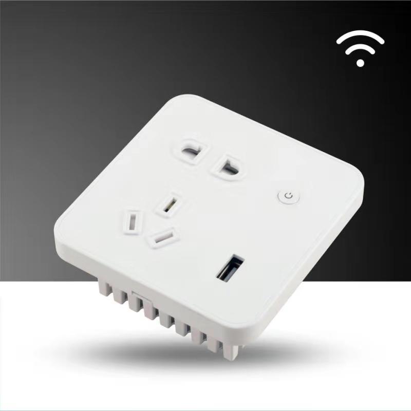 智能音响wifi智能手机控制86墙壁usb插座详情图4