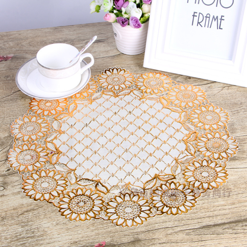 定制烫金餐垫pvc桌垫定做桌布水晶厂家直销 批发图案混装详情图2