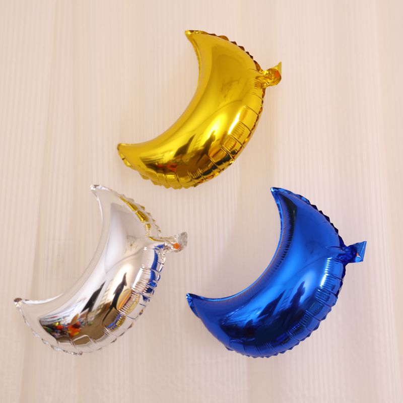 月亮铝膜气球 娱乐派对装饰场地布置铝膜气球详情图1