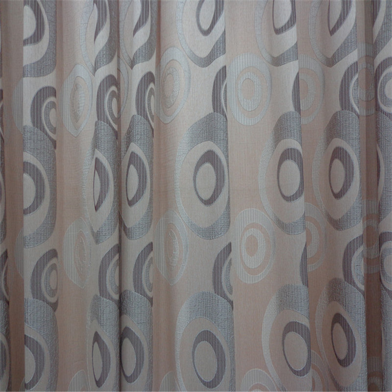 新款厂家直销可零售批发-----莱雅多种颜色，圆环图案，窗帘布详情图1