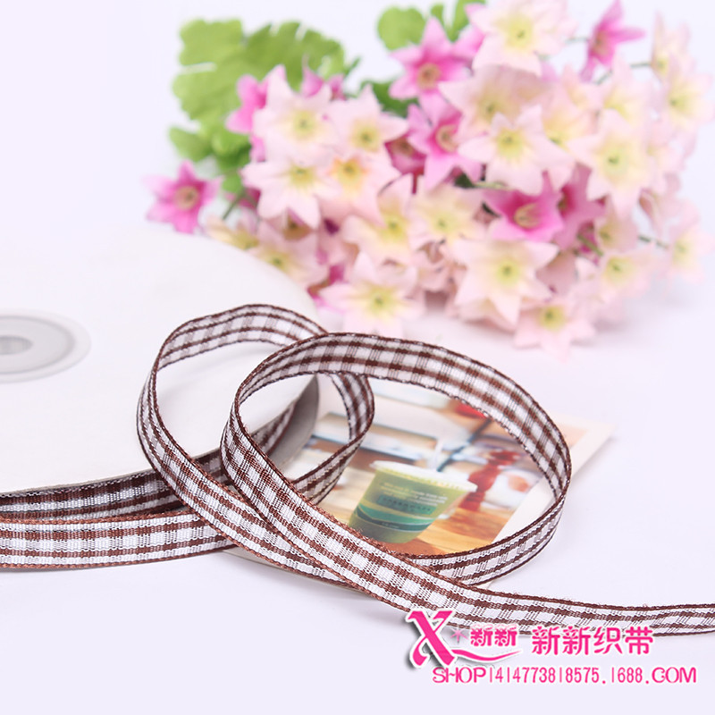 涤纶多色横纹格子间色涤纶织带 七彩织带 罗纹间色帽带 批发详情图2