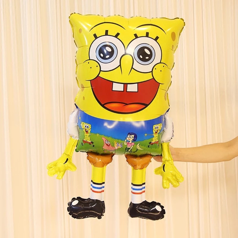 海绵宝宝卡通铝膜气球儿童生日派对装饰宝宝周岁宴会玩具详情图1