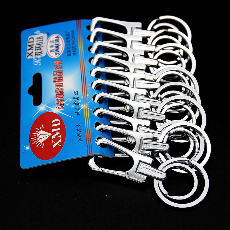 鑫美达新款钥匙扣 汽车钥匙扣 日用腰挂锁扣 2元店地摊热卖货批发详情图1