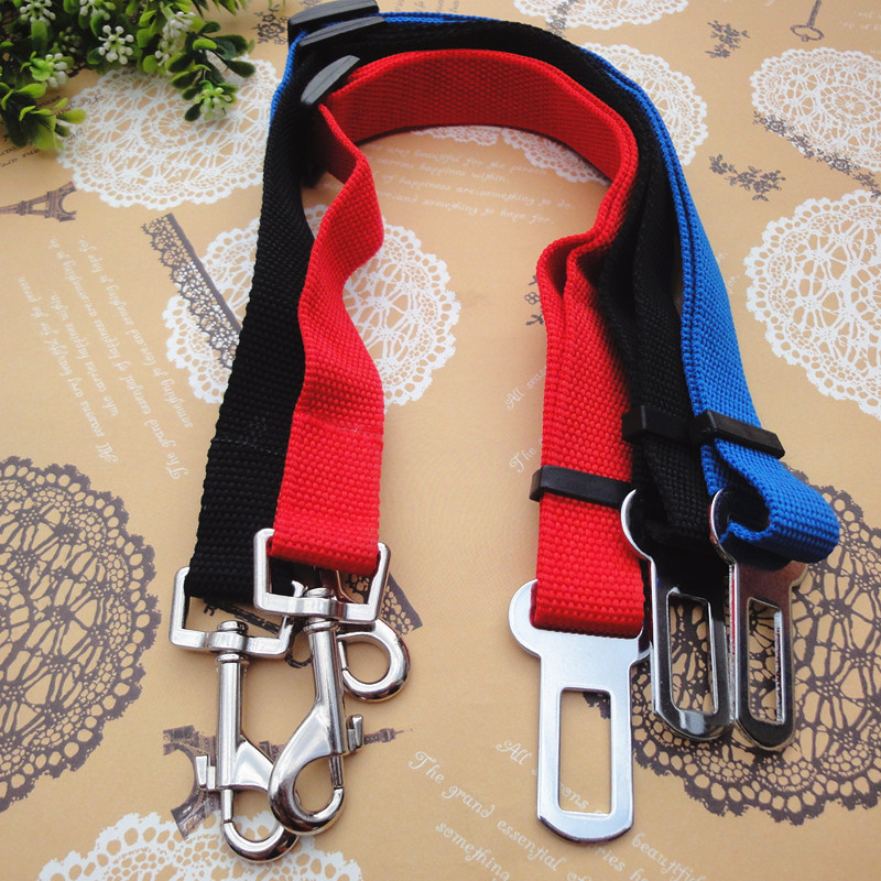 特价批发宠物车载安全带 外出汽车安全带狗狗牵引带狗链子保险带详情图3