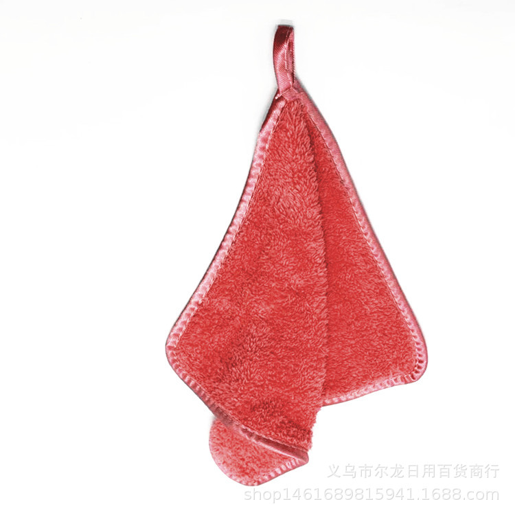 珊瑚绒加厚双面毛巾擦车巾多功能厨房家用清洁巾吸水不掉毛 两元详情图4