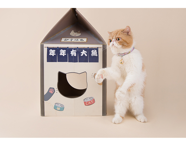 宠物用品宠物用品日式和风印花可调节喵咪项圈 新款宠物项圈脖圈带卡通铃铛可代发详情图12