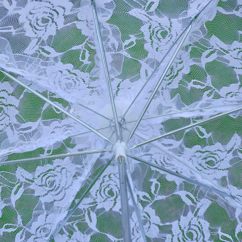 跨境西式婚庆用品新娘蕾丝花边伞花伞创意手工艺伞影楼拍摄工具详情图5