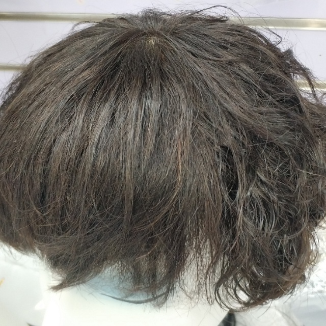 齐刘海大波浪长卷发 蓬松齐刘海女士假发详情图1