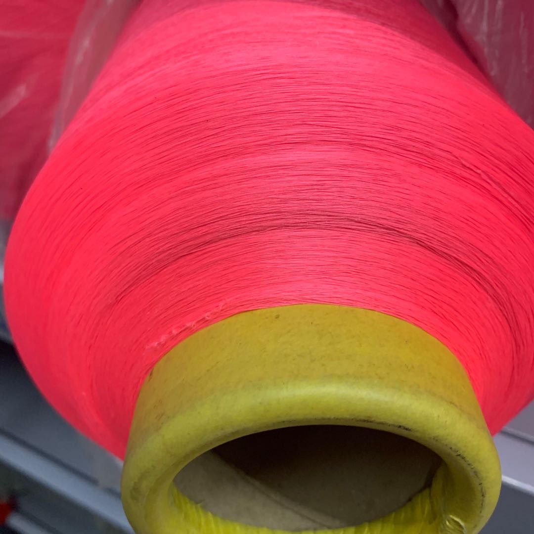 有色氨纶包纱纱线彩色包覆纱厂家直销  纺织 材料详情图1