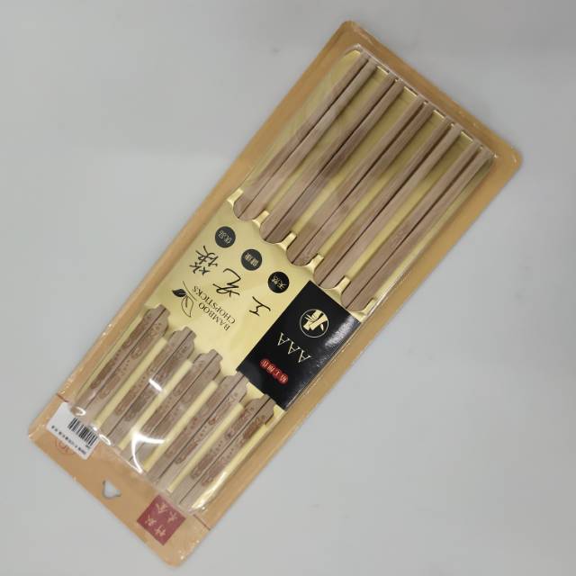 雕刻筷子工艺竹筷5双家用高档筷子 家庭装详情图2