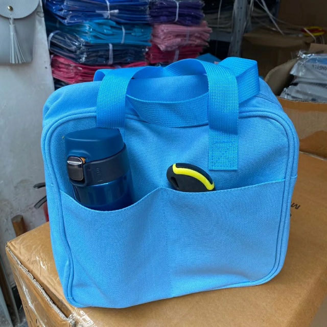 四方帆布袋手提牛津布学生带饭包便当包a-0181详情图2