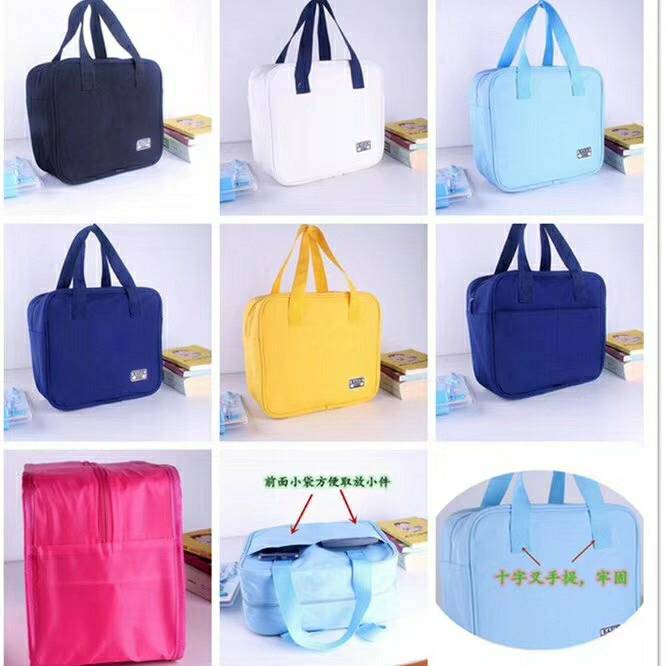 四方帆布袋手提牛津布学生带饭包便当包a-0181详情图3