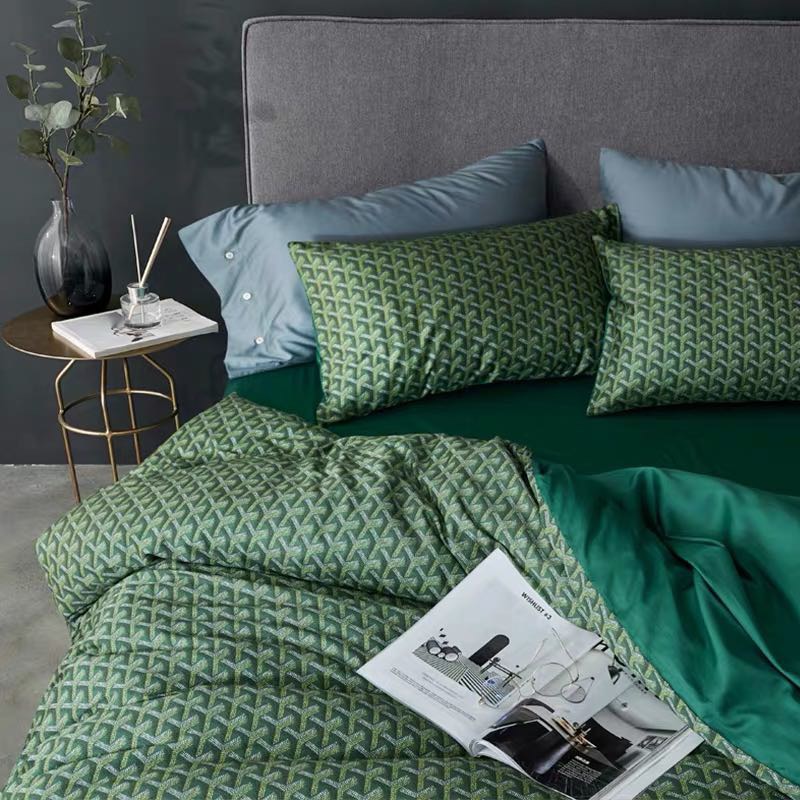 轻奢美式60支全棉贡缎长绒棉网红四件套详情图3