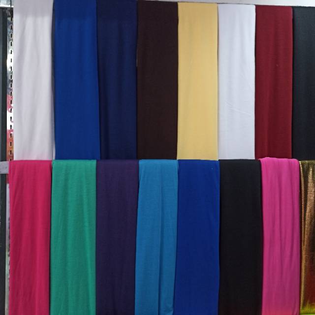 汗布纯色多色出口阿拉伯服饰面料详情图1