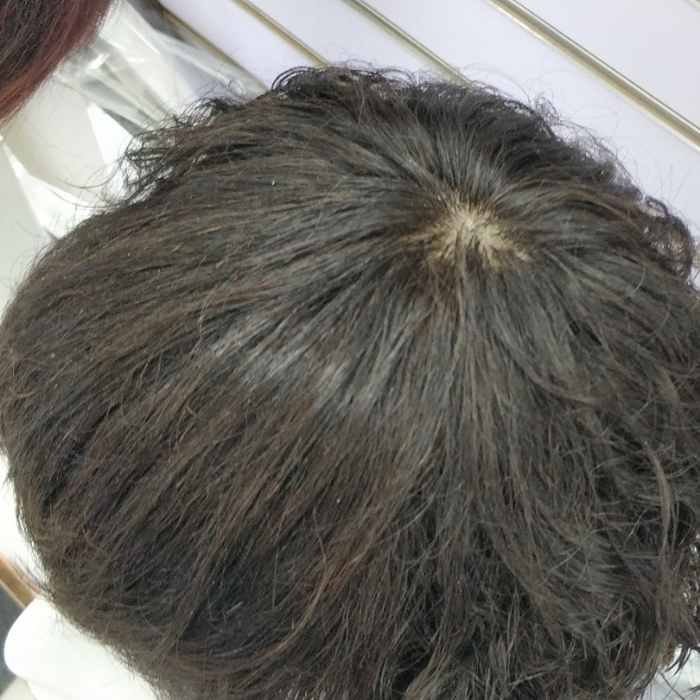 齐刘海大波浪长卷发 蓬松齐刘海女士假发详情图2