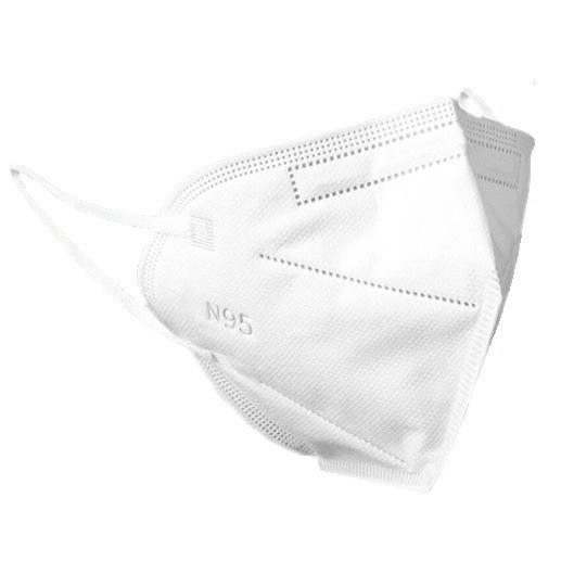 现货kn95口罩成人一次性男女防尘熔喷布白色立体口罩批发支持代发详情图4