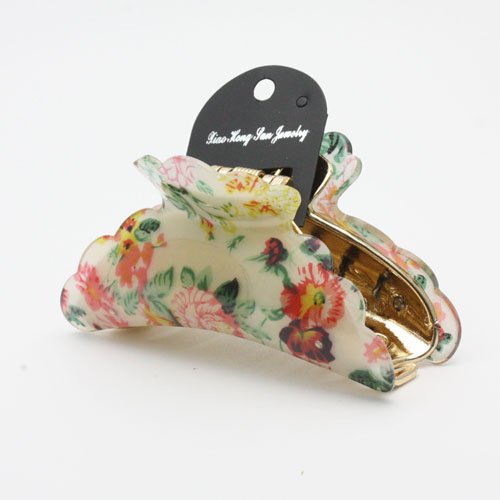 韩国马尾抓子头饰亚克力中码大号抓夹发饰详情图1