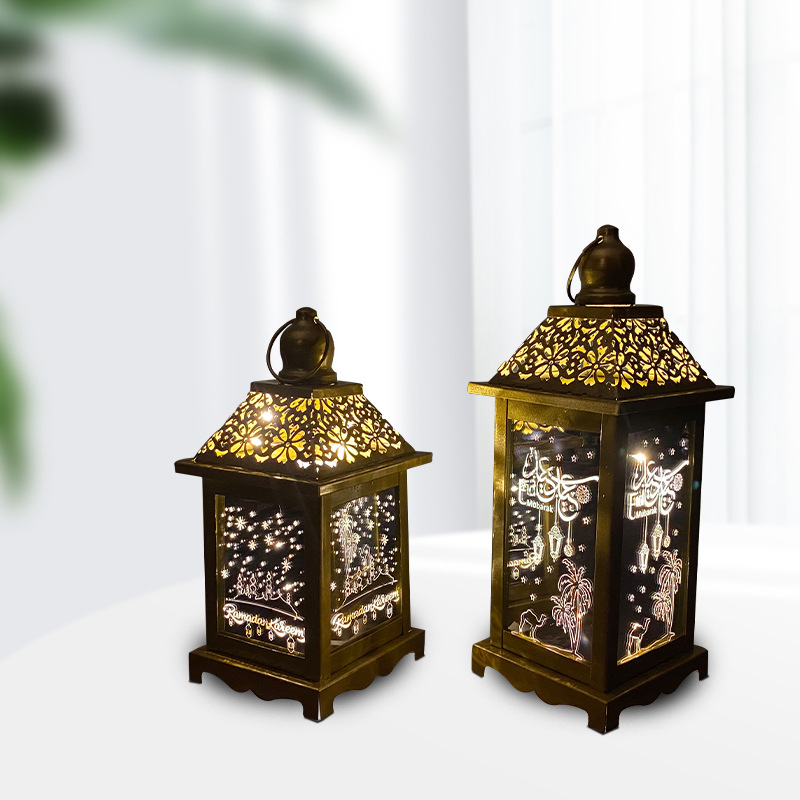 ramadan斋月灯eid开斋节定制铁艺风灯工艺品阿拉伯款灯笼书房灯饰详情图2