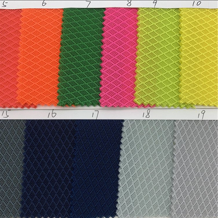 现货供应 特殊三明治网眼布 菱形透气夹层网眼布 箱包网 鞋材网布详情图3