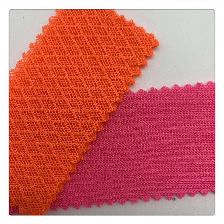 现货供应 特殊三明治网眼布 菱形透气夹层网眼布 箱包网 鞋材网布详情图5