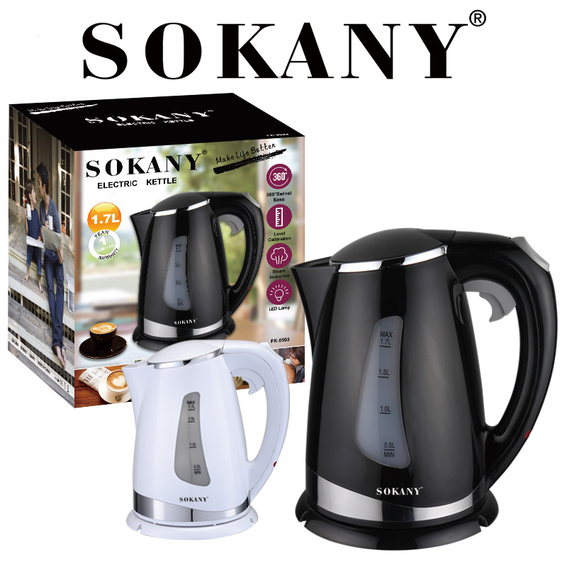 跨境sokany0503烧水壶家用保温一体全自动断电快壶小型电热电壶详情图1