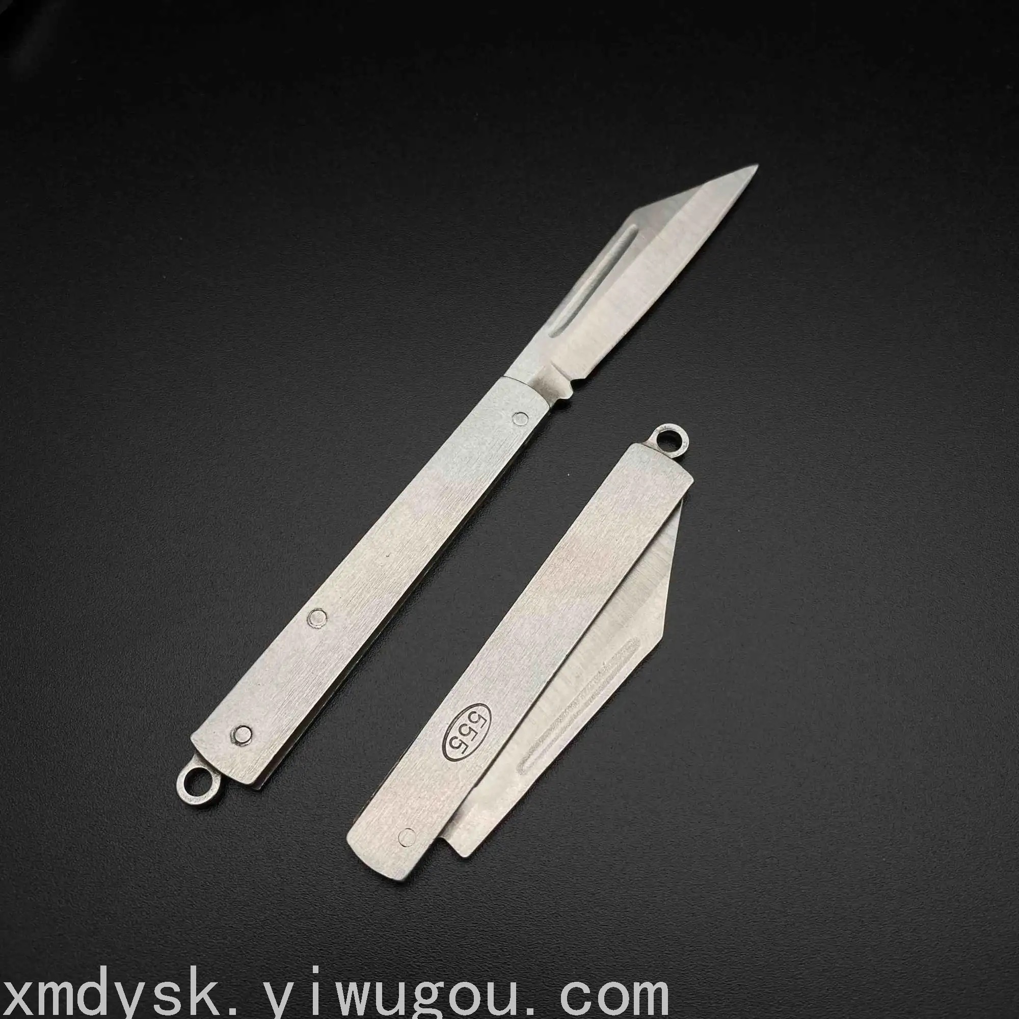 不锈钢水果刀拆快递小刀便携防身户外野营折叠刀锋利开刃小刚刀详情图5