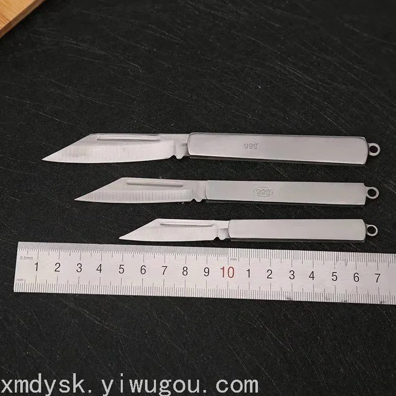 不锈钢水果刀拆快递小刀便携防身户外野营折叠刀锋利开刃小刚刀详情图2