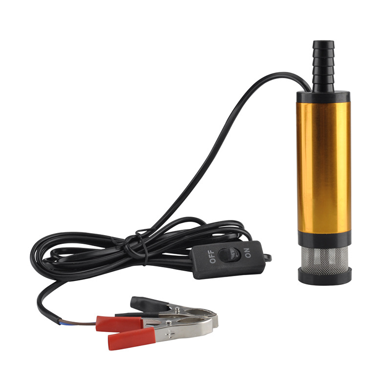 12v 38mm电动直流加油泵柴油泵潜水泵抽油泵小油泵抽水机详情图1