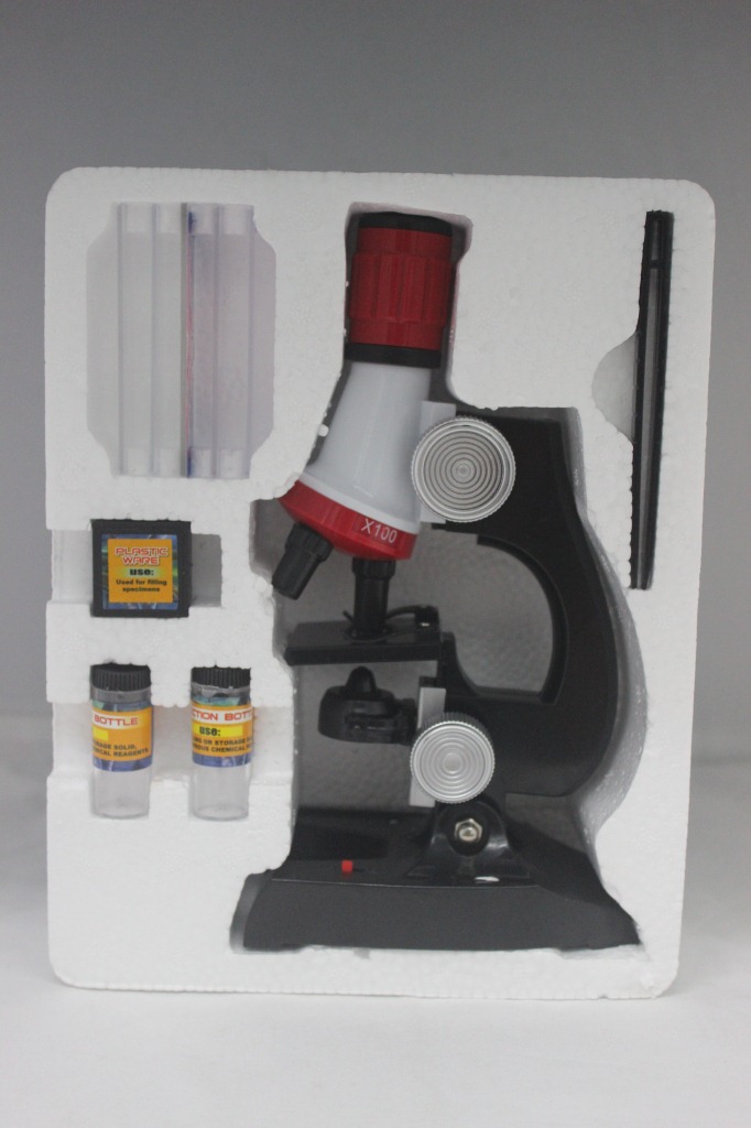 儿童益智早教仿真生物科学小学生实验器材高清1200倍显微镜玩具详情图3