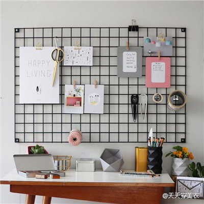 黑色浸塑网片批发 不锈钢网 钢丝网片铁丝网片浸塑网格照片墙详情图3