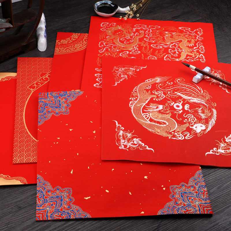 新年对联春联蛇年蜡染宣纸宣纸对联春联批发 国潮详情图1