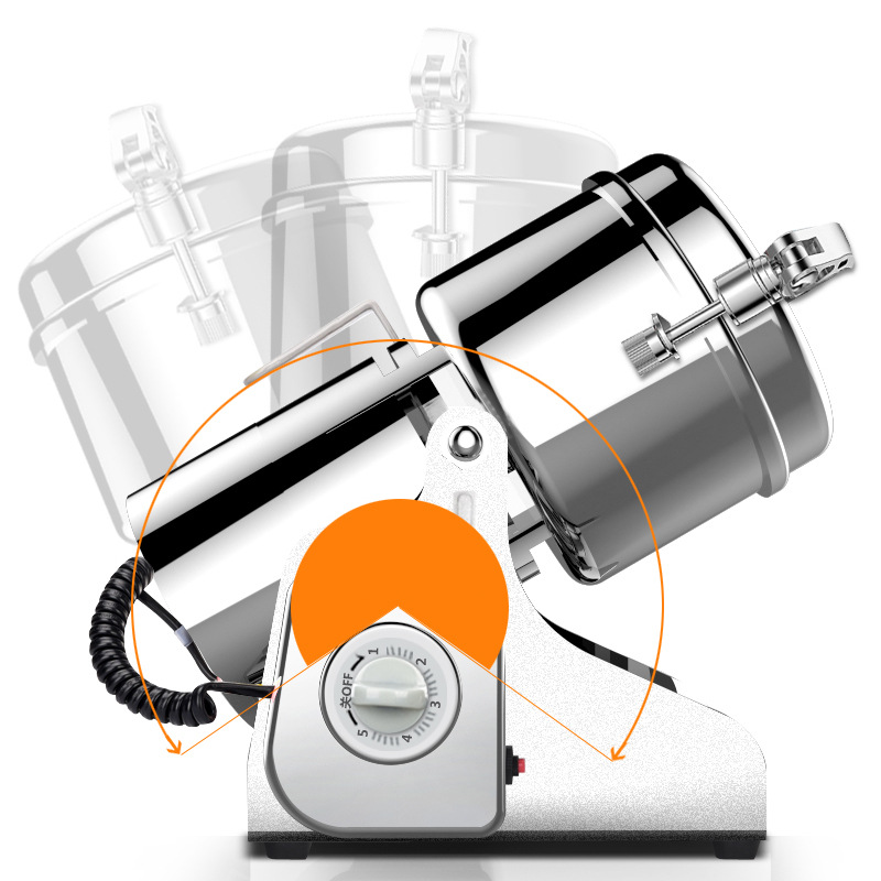 1500g超大容量粉碎机不锈钢铝合金卡扣款系列3斤破碎机详情图2