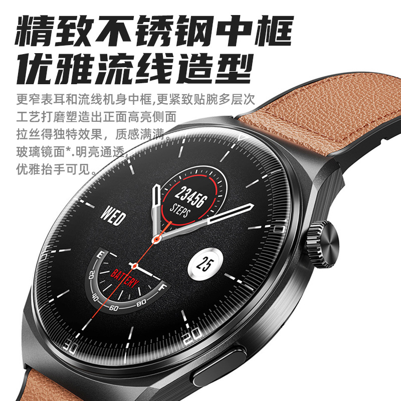 awei用维多功能男士nfc健康支付运动手表 蓝牙通话强续航智能手表详情图2