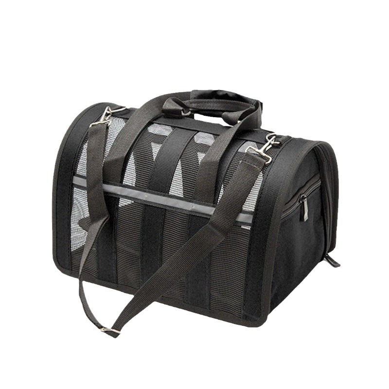 猫包外出包便携简约宠物包大容量折叠小型狗包猫咪单肩斜挎猫笼子详情图5