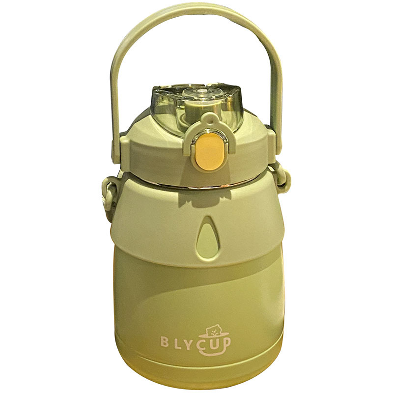 百利友冬季保温杯户外运动双饮口杯子学生女吸管杯旅行健身杯子详情图5