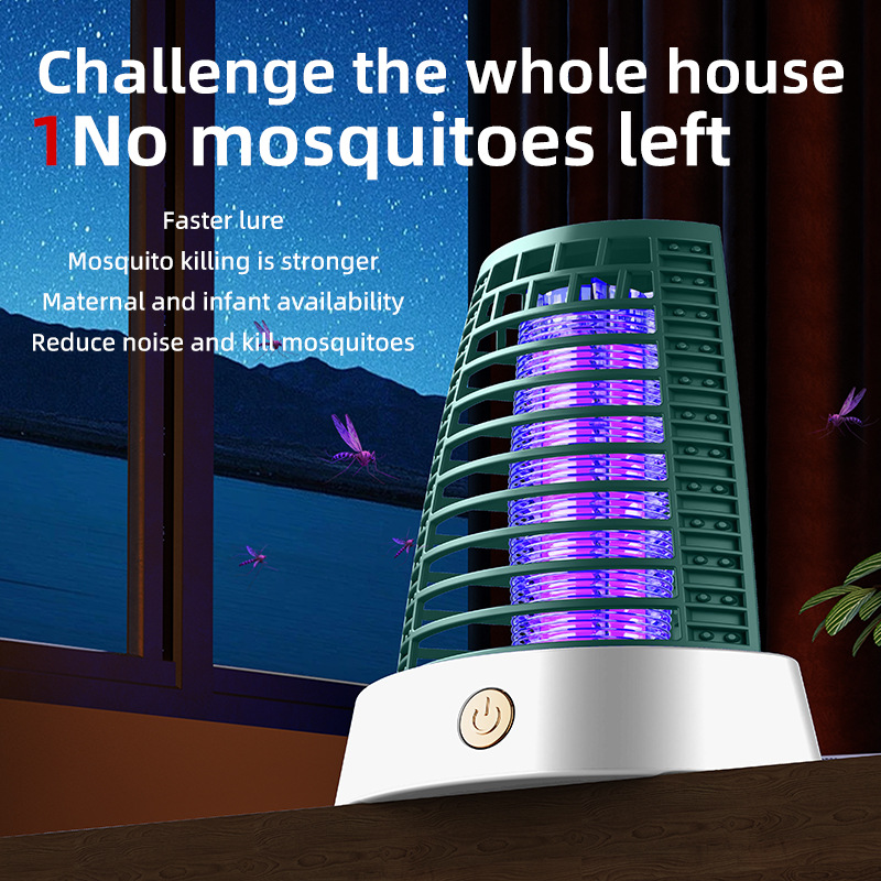 跨境爆款电击灭蚊器家用灭蚊器户外露营灯充电照明灭蚊灯详情图3