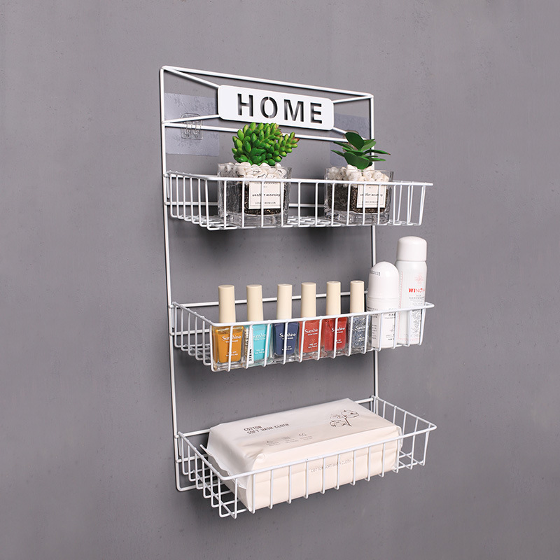 大学生宿舍神器女寝室收纳架上铺床头挂篮墙上置物架墙壁衣柜挂架详情图3