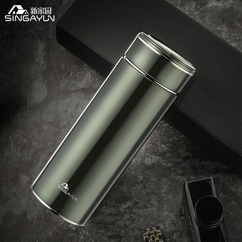 上海新家园保温杯大容量品质保温杯商务时尚316不锈钢便携泡茶杯详情图4