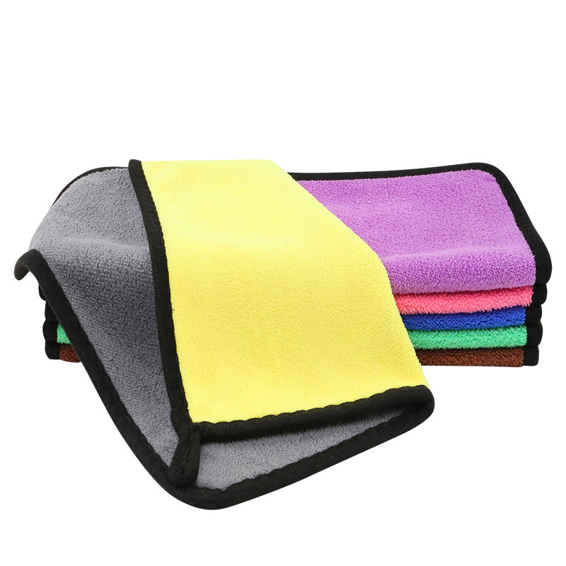 洗车毛巾珊瑚绒加厚强力吸水擦车巾车辆清洁专用抹布柔软不伤车详情图1