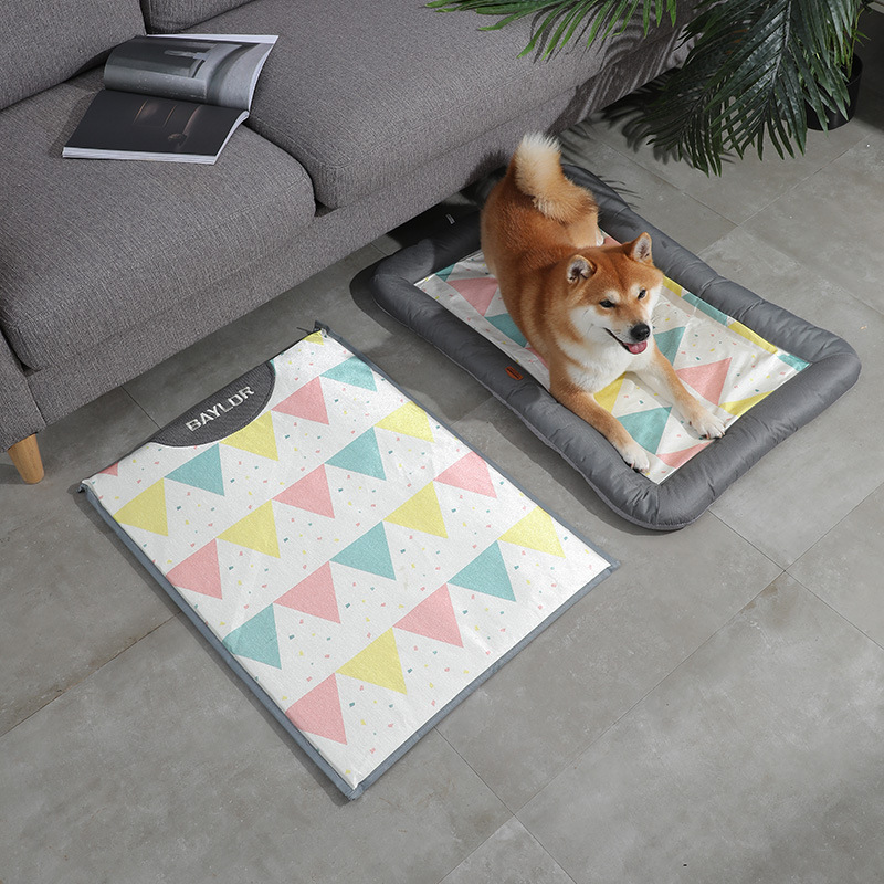 狗窝宠物冰丝窝垫猫窝宠物床透气宠物垫四季可用宠物窝 宠物用品详情图1