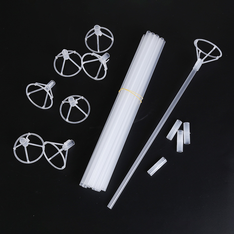 网红气球杆子 波波球用pp托杆 撑杆波波球透明手持杆厂家批发详情图1