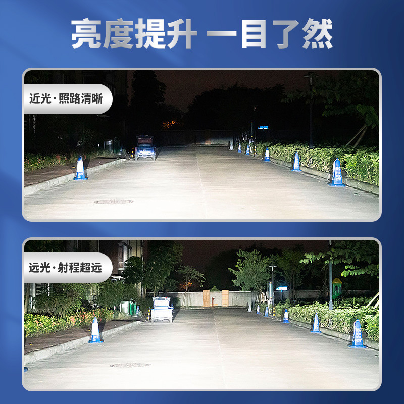 跨境热销双铜管远近光高亮汽车led射灯厂家现货汽车led大灯h7                          详情图4