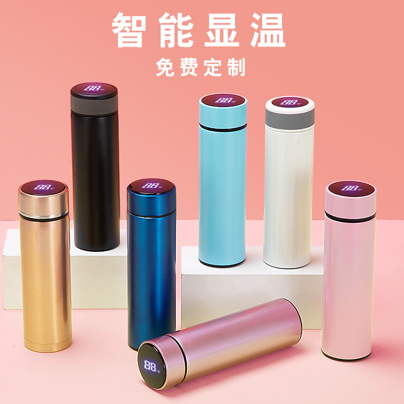 高端智能保温杯创意温度水杯316测温数显商务不锈钢杯子礼品批发详情图2