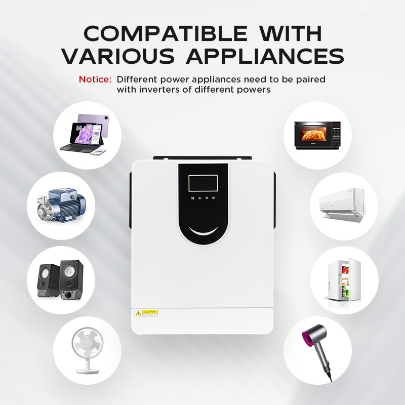 立群太阳能光伏逆控一体机太阳能逆变器1kw-10kw纯正波家储逆变器详情图2