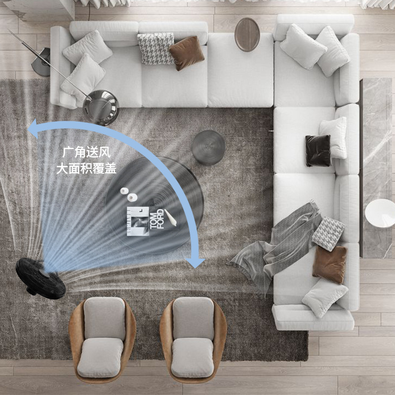 18寸三合一遥控电风扇落地扇电扇家用大风力16寸110v220v工业风扇详情图3